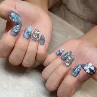 ネイル Belle まえだ ⋆. 𐙚 ⌒♡｡．のネイルデザイン