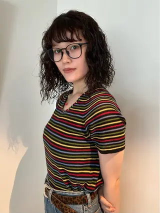 ミディアム パーマ 🎀オイダイラ モモカ🎀のヘアスタイル