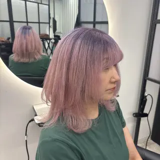 ミディアム カラー Ren. 🦋デザインカラーのヘアスタイル