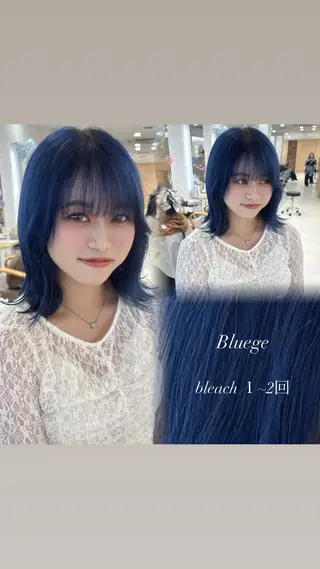 ミディアム 🦋森田さち /ハイトーン🦋のヘアスタイル