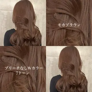 ロング メンズ 艶感ミルクティー🤍 色落ち綺麗🤍ともやのヘアスタイル