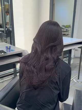 ロング カラー 韓国ヘア🇰🇷 YUKINAのヘアスタイル