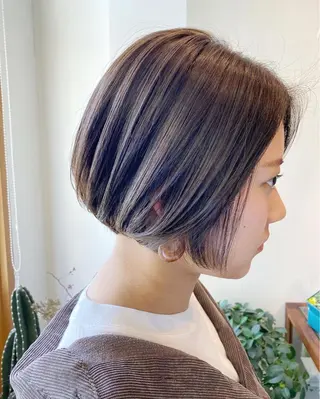 ショート カラー パーマ OVER→三軒茶屋 /縮毛矯正・髪質改善のヘアスタイル