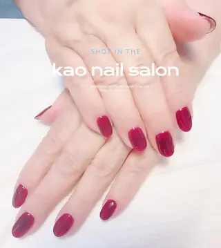 ネイル kao nail マグネット/長さだしのネイルデザイン