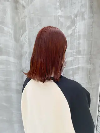 ミディアム luve heart's And Be minamisemba所属・高嶋 奏音のヘアスタイル