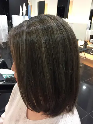 ミディアム カラー 関口 友行のヘアスタイル