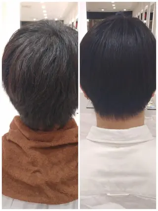 ショート メンズ aries所属・大場 友稀のヘアスタイル