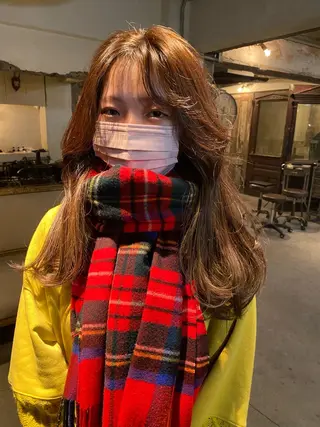 ミディアム カラー お任せヘア☘️☘️ 及川渚のヘアスタイル