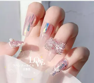 ネイル ラベンダー💖日暮里 ルル💖ネイルのネイルデザイン