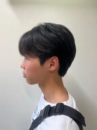 ショート パーマ メンズ 韓国風メンズ/毛流れ ヘアなら須田龍世のヘアスタイル