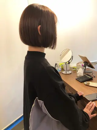 ショート カラー ヘアアレンジ 髪質改善/艶髪 🫧高橋湧也のヘアスタイル