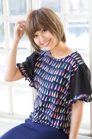 ヘアアレンジ 透明感カラー💖 Stylist佐藤澪のマツエク・マツパデザイン