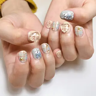 ネイル いちごパフェ ゆいのネイルデザイン