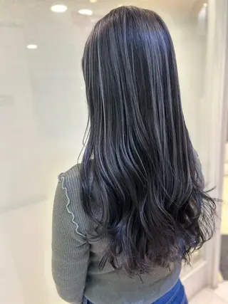 ロング カラー 髪質改善/縮毛矯正 ササキナツミのヘアスタイル