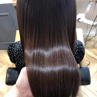 ミディアム 艶カラー/韓国顔周り 🎀mamiのヘアスタイル