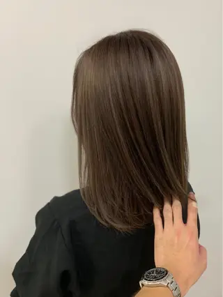 セミロング カラー 相武台ショート特化 💐川崎希💐のヘアスタイル
