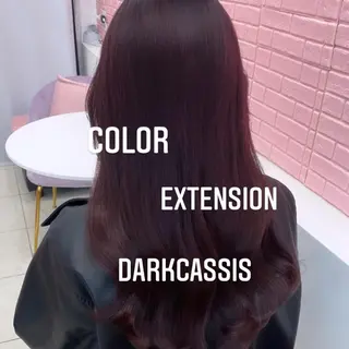 ロング カラー エクステ🩵ブリーチ 韓国ヘア🩵KAEのヘアスタイル