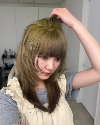 カラー ハイトーン/くすみ カラー seina★のヘアスタイル