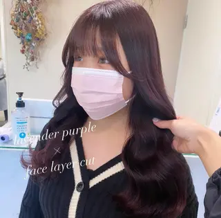セミロング カラー ブリーチなしWカラー 🎀韓国ヘア/amiのヘアスタイル