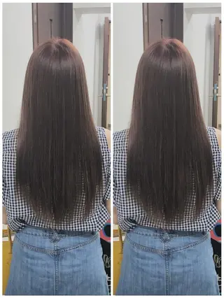 ロング カラー ヤナ マネージャーのヘアスタイル