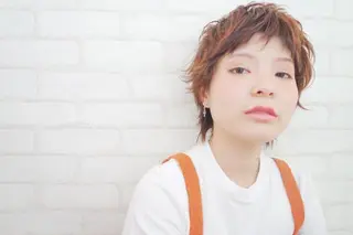 ショート カラー パーマ 山下 直人のヘアスタイル