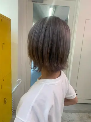 ショート カラー ヘアアレンジ 🧨ブリーチー×ボブ レイヤー💎じゅえるのヘアスタイル