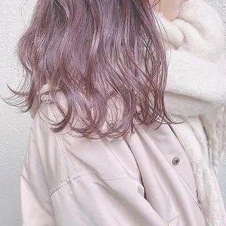 セミロング カラー mako︴ Euphoriaのヘアスタイル