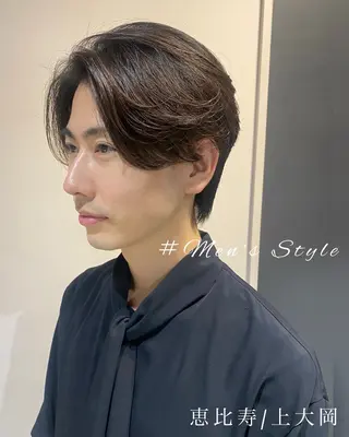 ミディアム メンズ Dxxxx III所属・女性目線の大人 メンズ*Ayakaのヘアスタイル