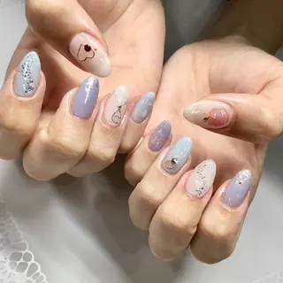 ロング カラー キッズ ネイル マツエク・マツパ 福田 加奈のネイルデザイン