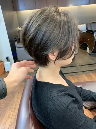 ショート 縮毛矯正/ショート/ レイヤー/畑中正敏のヘアスタイル