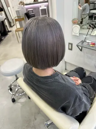 ミディアム カラー さあや 【透け感/艶感】のヘアスタイル