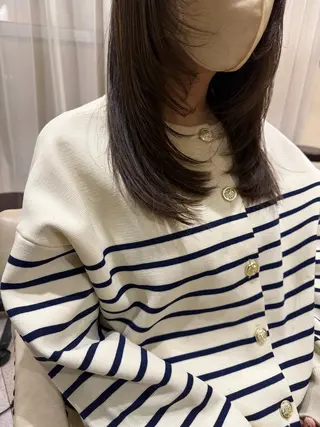 ミディアム カラー 新越谷noble店長 松本拓也▶◀*.のヘアスタイル