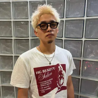 ショート カラー メンズ 希佳/メンズ スタイリストのヘアスタイル