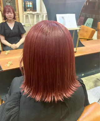 カラー 森田翔斗 顔周りレイヤーのヘアスタイル