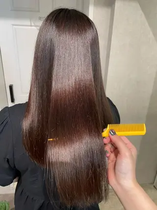 セミロング カラー ナチュラル透明感🌱 小山美樹子のヘアスタイル