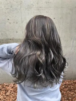 ロング カラー 韓国ヘア🤍髪質改善 🇰🇷AKANEのヘアスタイル