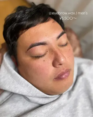 メンズ アイブロウ 【ena】恵比寿/ chiba 💈のマツエク・マツパデザイン