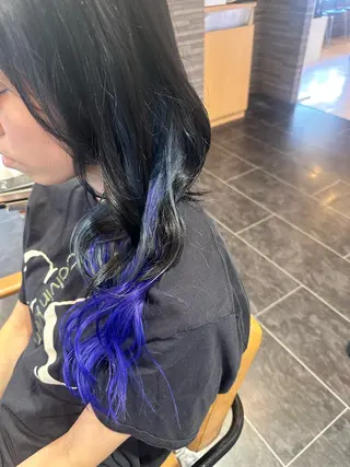 ロング カラー パーマ ヘアアレンジ A 間明店所属・縮毛矯正/美髪 金沢/tatsukiのヘアスタイル