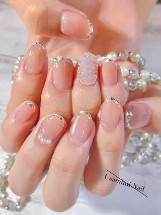 ショート ネイル USAMiMi 🐰💕のネイルデザイン