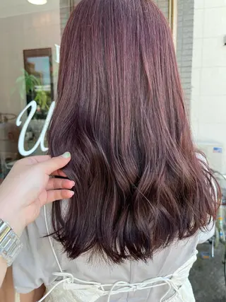 セミロング Un Fleur所属・立野 希沙のヘアスタイル