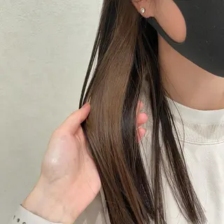 ロング カラー karin/インナー カラー/北名古屋市のヘアスタイル