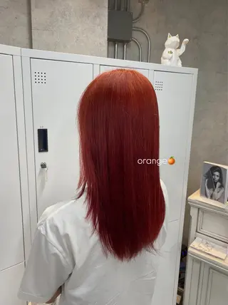 セミロング カラー limitみづき🌙 ブリーチカラーのヘアスタイル