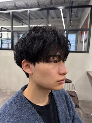 メンズ 似合わせカット/ ハイトーン/aoiのヘアスタイル