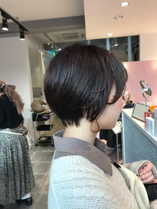 ショート 所渉/韓国レイヤー /ウルフカットのヘアスタイル
