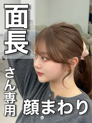 ロング カラー 韓国ヘア/レイヤー/ 顔まわり足立遥奈のヘアスタイル