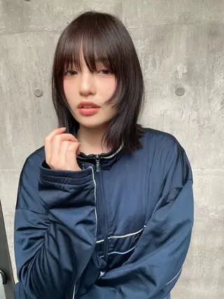 ミディアム 【お洒落パーマ】 Elme　肥塚康汰郎のヘアスタイル