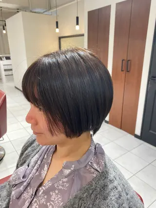 ショート equri×SHISEIDO所属・下田 希/レディースカットのヘアスタイル