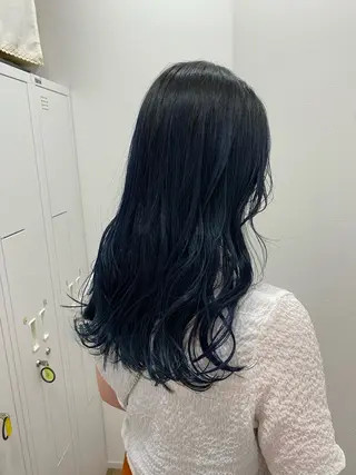 ロング カラー 藤野 凪沙のヘアスタイル