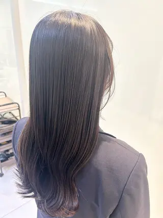 ロング 髪質改善/縮毛矯正 ササキナツミのヘアスタイル