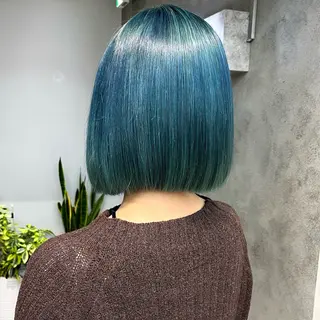 カラー 顔まわり/ボブウルフ 🤍愛唯(めい)のヘアスタイル